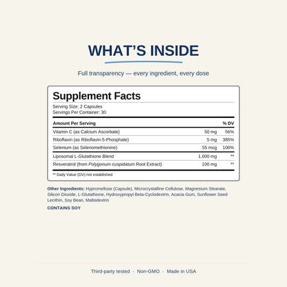 Liposomal Glutathione